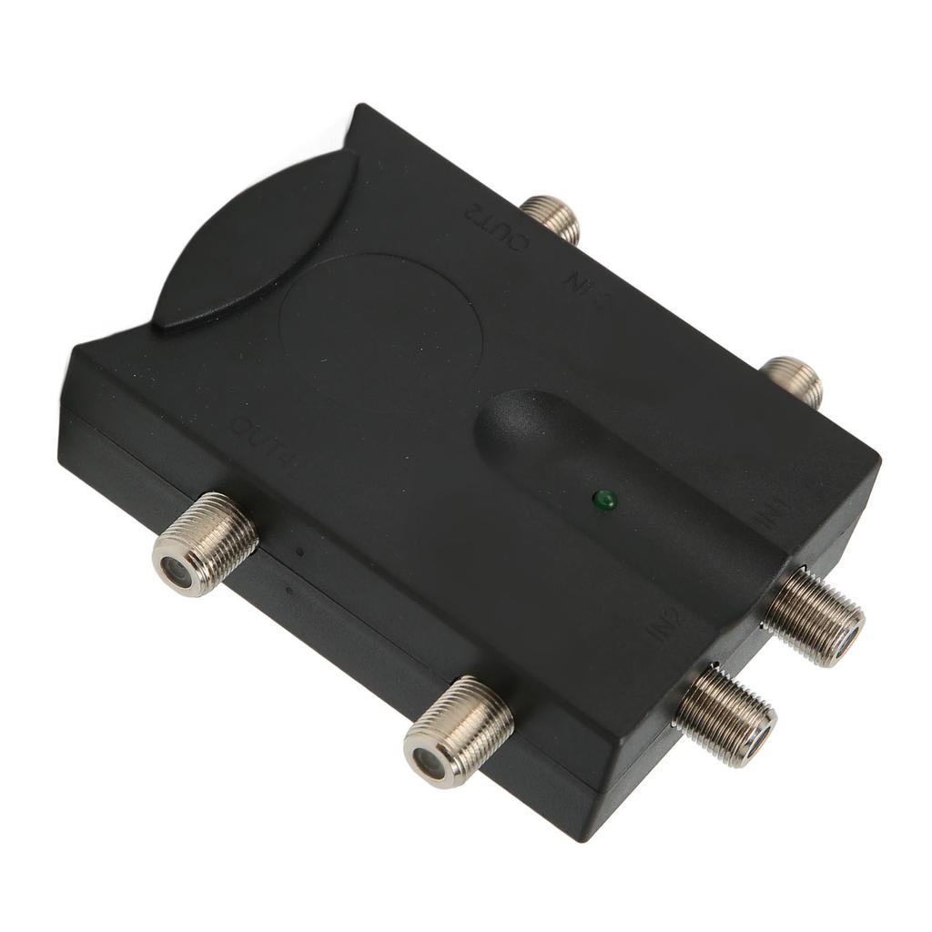 Усилитель ТВ 2 в 4 выхода без потерь двунаправленный усилитель ТВ сигнала с высоким коэффициентом усиления для антенны кабельного ТВ