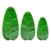 1Pcs Simulation Artificial Banana Leaf Heat Resistant Kitchen Placemats  Party Wedding Decoration