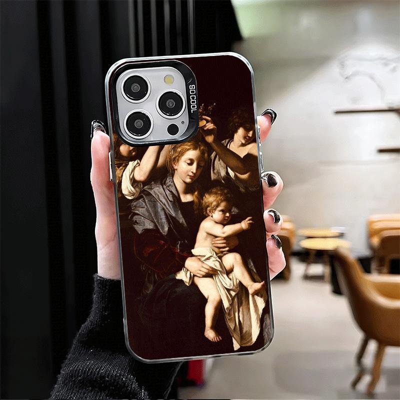 Эстетика Возрождения Искусство Живопись Мягкий Чехол для Телефона для iPhone 15 16 17 Pro Max 17Air 16E 14 Plus 13 12 Mini Ударопрочный Чехол Ba