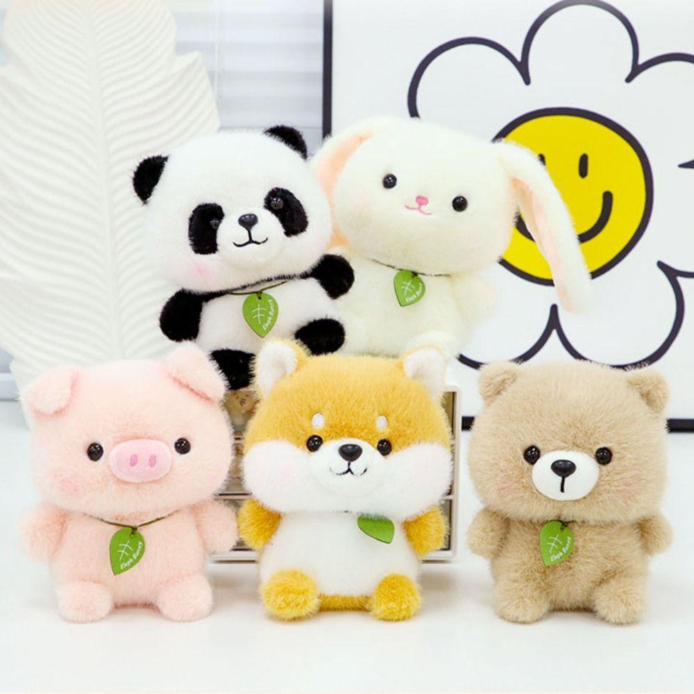 Pig Little Rabbit Plush Toy Corgi Plush Rabbit Doll Desktop Decoration Panda Plush Doll Boys Girls
