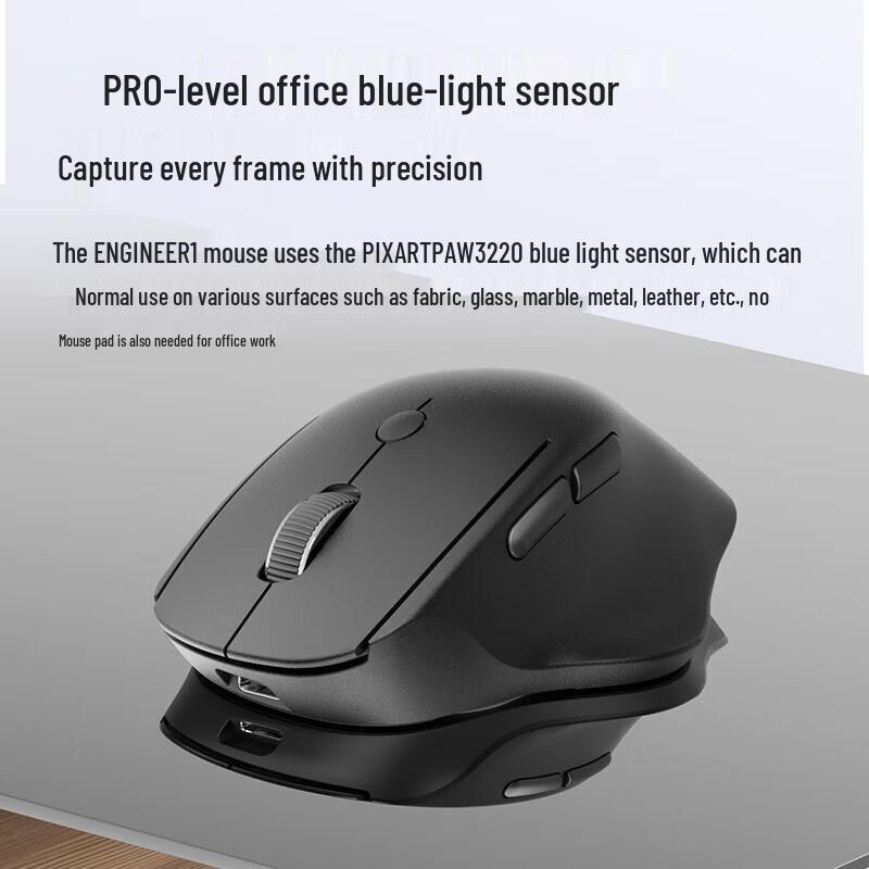 HP Эргономичная беспроводная офисная мышь Engineer1 с двумя режимами