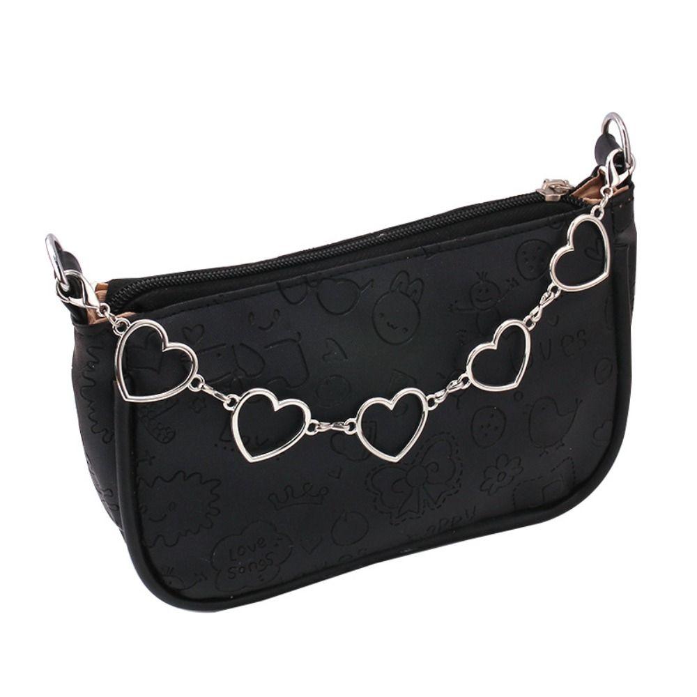 Star Multi-layer Metal Chain Strap Heart Women Bag Accessories Bag Chain For Handbag