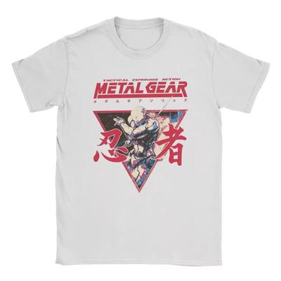 Новинка Игра Metal Gear Solid Option Футболка для мужчин женщин Футболки MGS Готика Фантом Хипстер Футболка с коротким рукавом Топы