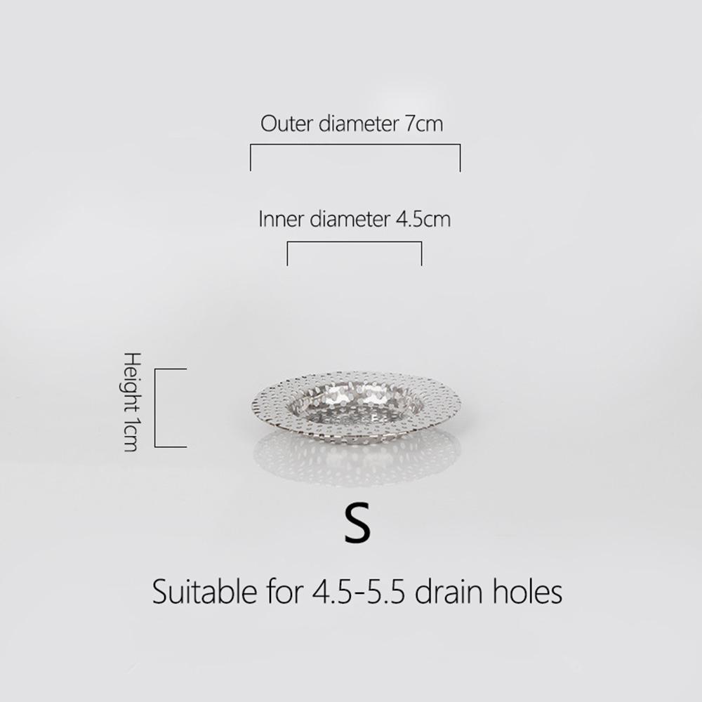 Сетки для волос из нержавеющей стали Аксессуары для слива в ванной Комнатный фильтр для кухонной раковины Кухонные инструменты Раковина