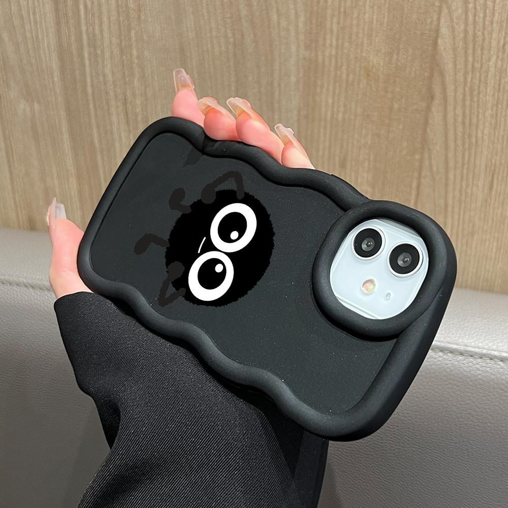 Прекрасный черный мягкий чехол для телефона Samsung Galaxy A52 A73 A12 A11 S24 Ultra 5G S23 S22 S21 S20 FE Wave Edge противоударный защитный резиновый чехол