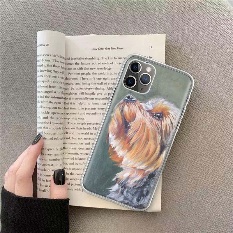 Yorkshire terrier dog Phone For Apple Iphone 12 13 Mini 15 Pro Max 11 Pro 14 Plus 16 Pro Max 16E Case Shell Cover Clear TPU Pro