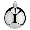 Boules De Noël Ø 6 Cm Argenté Plastique