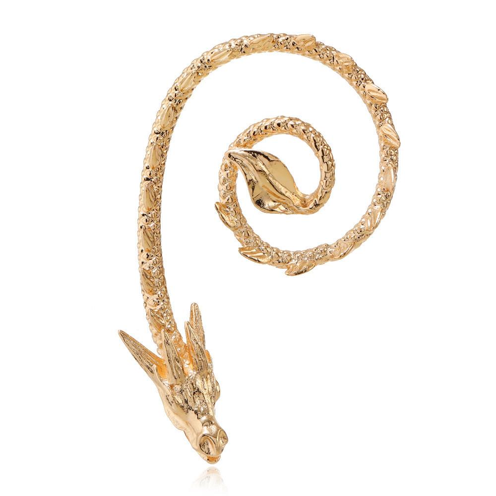 Серьга Динозавр Панк С Отделкой из Сплава Для Модных Аксессуаров