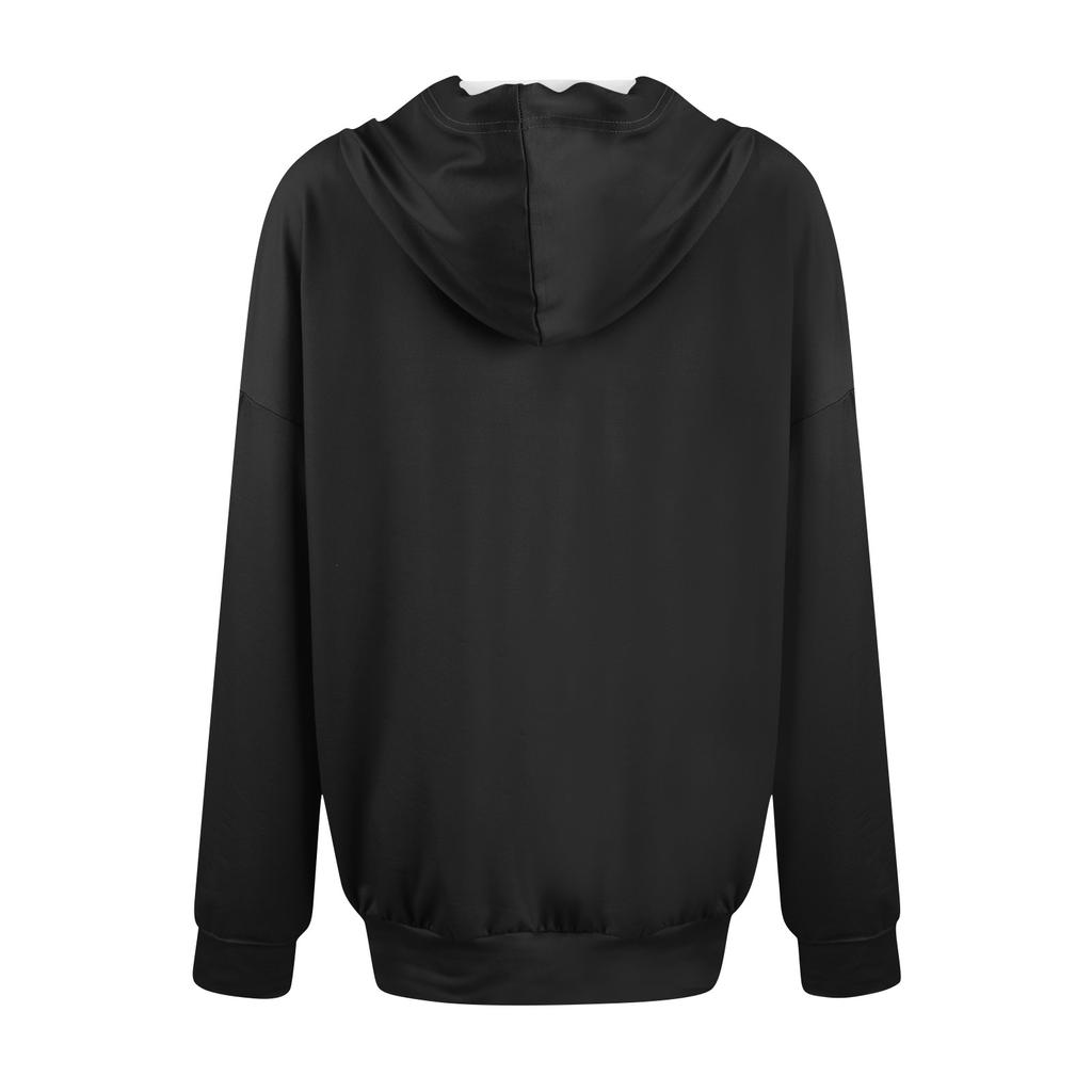 Women's Casual Fashion Solid Color Long Sleeve Pullover Hoodies Sweatshirts