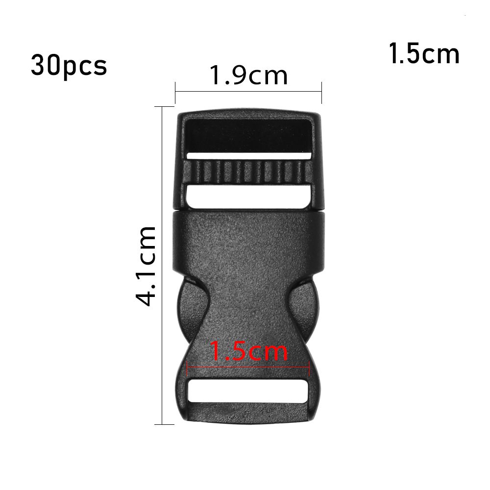 Пластиковая черная тесьма для ремня рюкзака, детали для браслета из паракорда, изогнутая пряжка, боковые пряжки