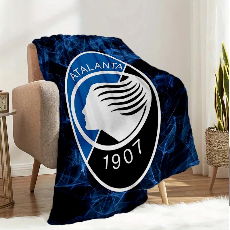 Football Atalanta Blanket Lightweight Ideal Bedding Blanket Perfect for Travel, Camping, Living Rooms, Offices, Sofas, Fan Christmas gift