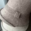 Autumn and Winter Wool Woolen Fisherman Hat British Elegant Top Hat Versatile Face Crimping Basin Hat Versatile Fashion