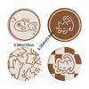 Round Diatom Mud Coaster Non-slip Cup Mat Practical Tableware Mat  Home