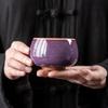 Печь Цзюнь фиолетовый высококачественный керамический строительный стакан чайная чашка чайная чашка чашка мастера набор для чая кунг-фу крышка чаша чайник чахай