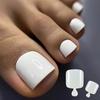 96/144/288 Pcs Artificial Fake Toenail Short Square Foot Nail Art Tips  Foot Extension