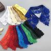 Candy Color Lace Fake Collar Tie Beading Detachable Collar Shirt False Collar Woman Blouse Top Dickey Detachable Lapel Necklace