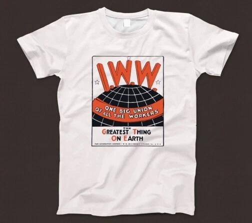 Рабочие Мира IWW Футболка 850 Вобблиззз Профсоюз Труд Социалист