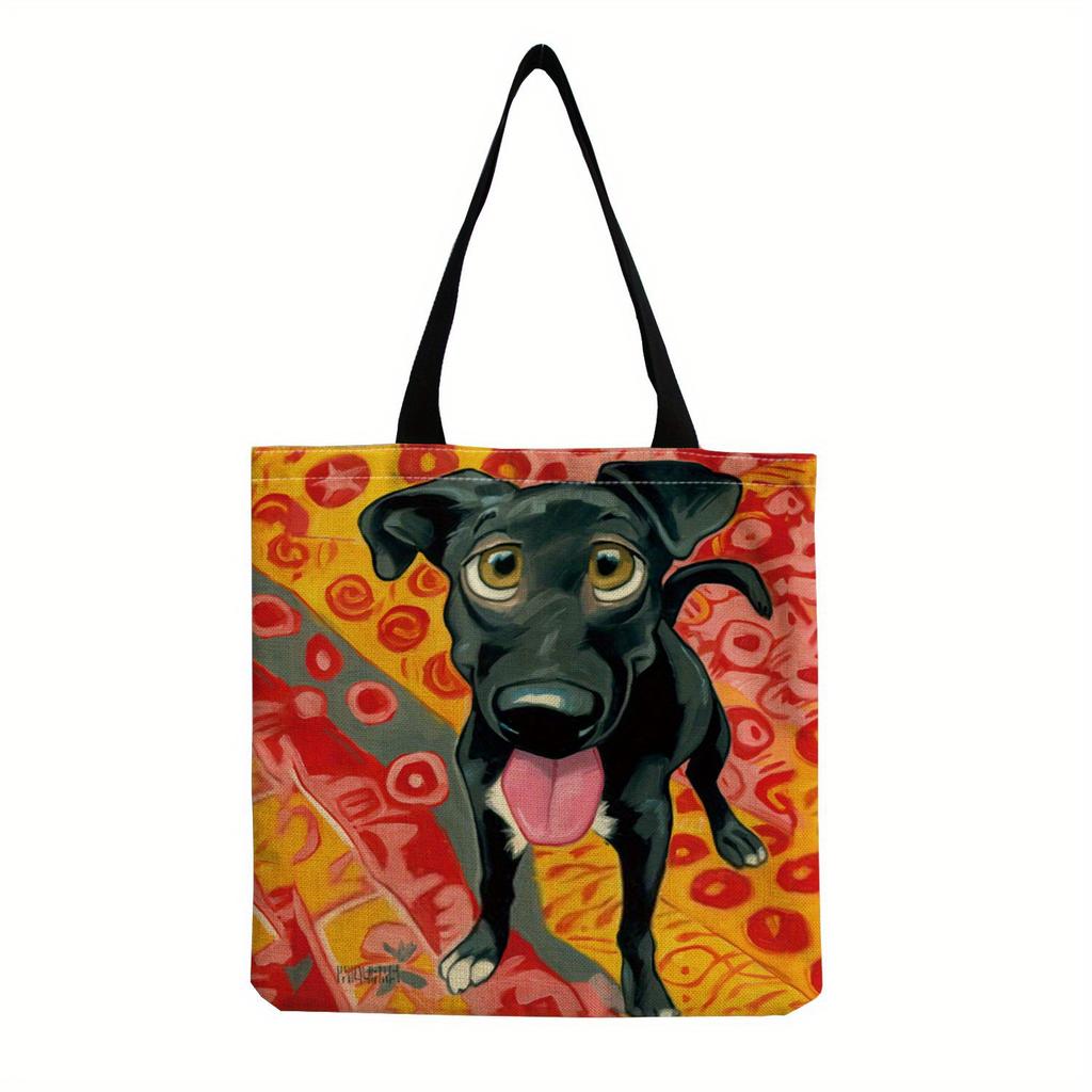 Cartoon Shoulder Bag Women Animal Dog Shopping Bag Teen Casual Bagel Dog Tote Bag Men Beagles Handbag
