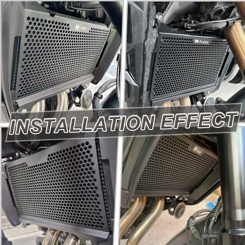 For HODNA NX500/NX400 2023 2024 2025 Motorcycle Accessories Radiator Grill NX 400 500 Guard Cover Protector Protection NX-400