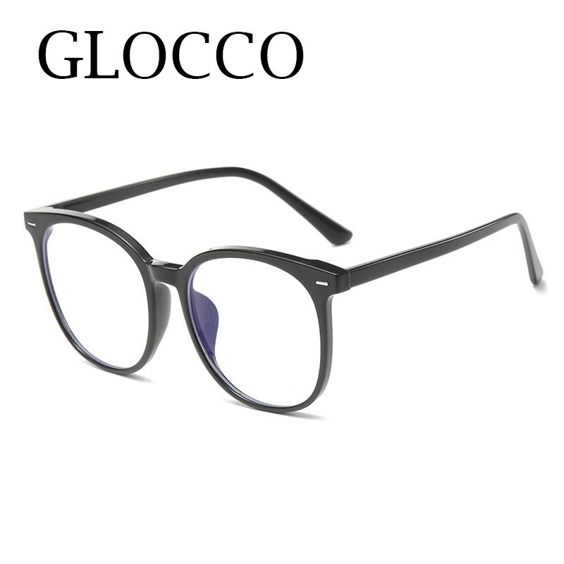 Transparent Computer Eyeglasses Frames Female Male Anti- Blue Lightweight Round Eyeglasses Blackout Eyeglasses TR90 Optical Reading Eyeglasses