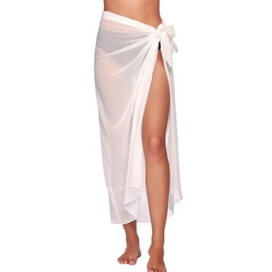Fabulous Easy To Match Sexy Ultra Thin Anti-UV Sunscreen Beach Bikini Skirt for Holiday Summer