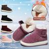 Мужские Женские Зимние Модные Снежные Ботинки Пушистые Плюшевые Теплые Меховые Женские Хлопковые Ботинки