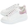 Alexander McQueen Leather Low top Stylish Skateboarding Shoes Women's Pink White 718233WICG68887