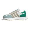 adidas Originals Retropy E5 Синтетическая кожа Удобные Универсальные Низкие Повседневные Кроссовки Унисекс Повседневные Кроссовки Молочно-белый Зеленый IH3401