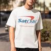 Винтажная футболка Satoshi с принтом букв, холодный кошелек, унисекс, оверсайз, свободная, короткий рукав, для криптоэнтузиастов, уличная одежда, хлопок, повседневная
