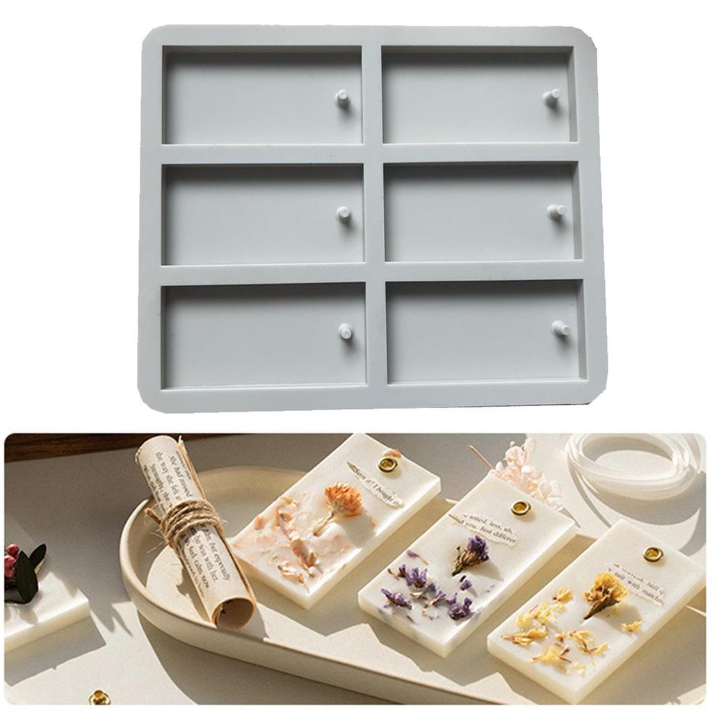 DIY Silicone Soap Mold Candles Aroma Wax Tablets Mould Handmade Flowers Aroma Wax Tablets Silicone Mold for Soap Making