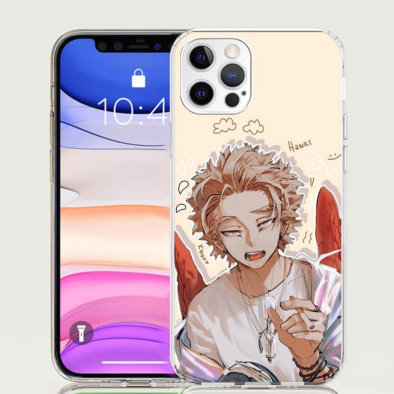 Чехол для телефона Hawks MHA My Hero A-Academy Для iPhone 17 Air 16 15 Plus 11 14 Pro Max 13 Mini 12 7 8 + SE Рисунок Арт Индивидуальный Cov