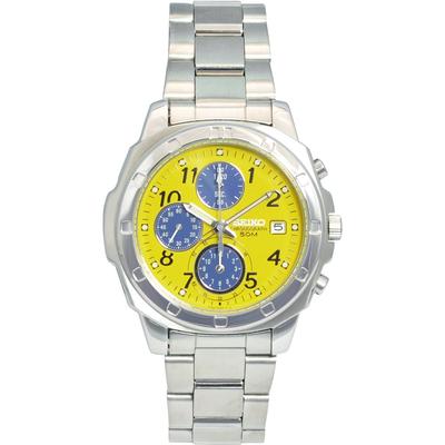 [Import] Мужские часы SEIKO SND409 желтые, обратный импорт, международная модель