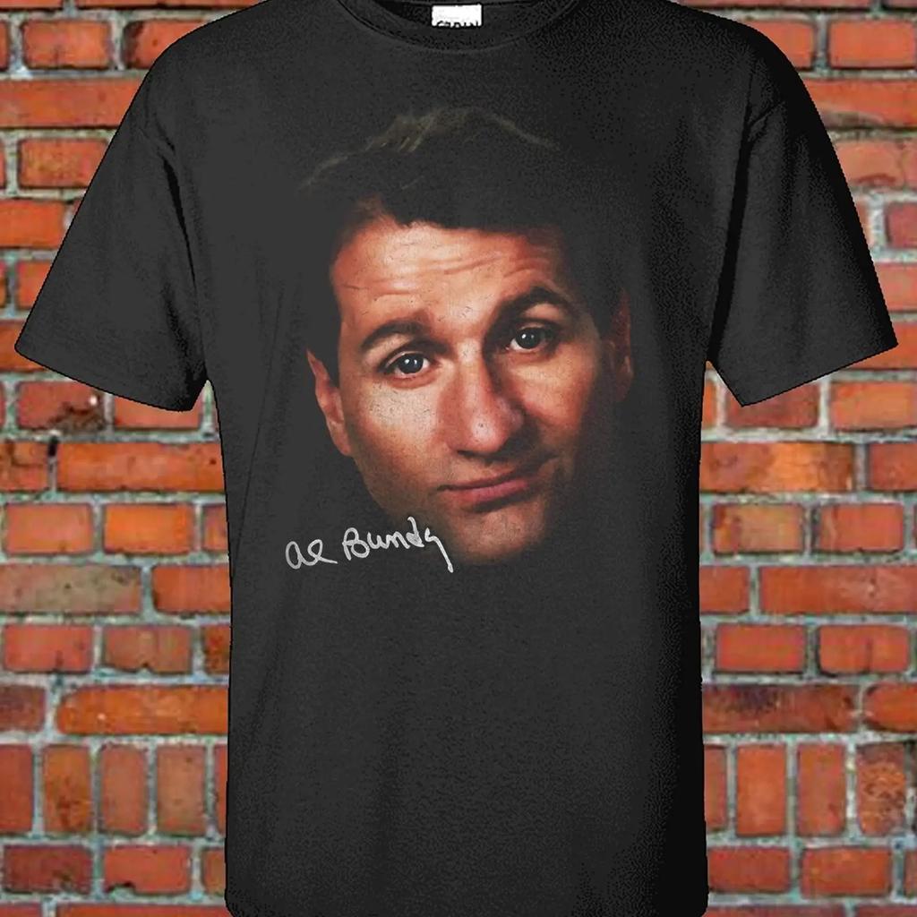 L Bundy Big Face Funny T Shirt Vintage Designer Clothes Fashion Graphic Top For Everyday Wear Comfortable Streetwear
