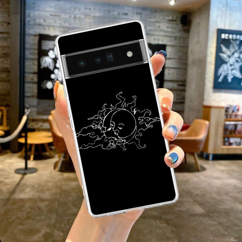 Чехол для телефона «Звездное небо» для Google Pixel 8 7 6 5 4 4XL Ударопрочный Силиконовый 7A 6A 5A 4A 3A 3AXL Pro 5G Прозрачный Корпус Сумки