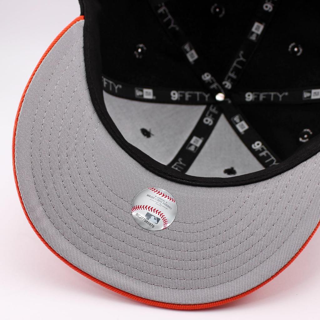 New Era Cap RC9FIFTY San Francisco Giants MLB 50TH RETRO CROWN SNAPBACK CAP BLACK SAN FRANCISCO GIANTS 950 Hat Retro Crown [Used]