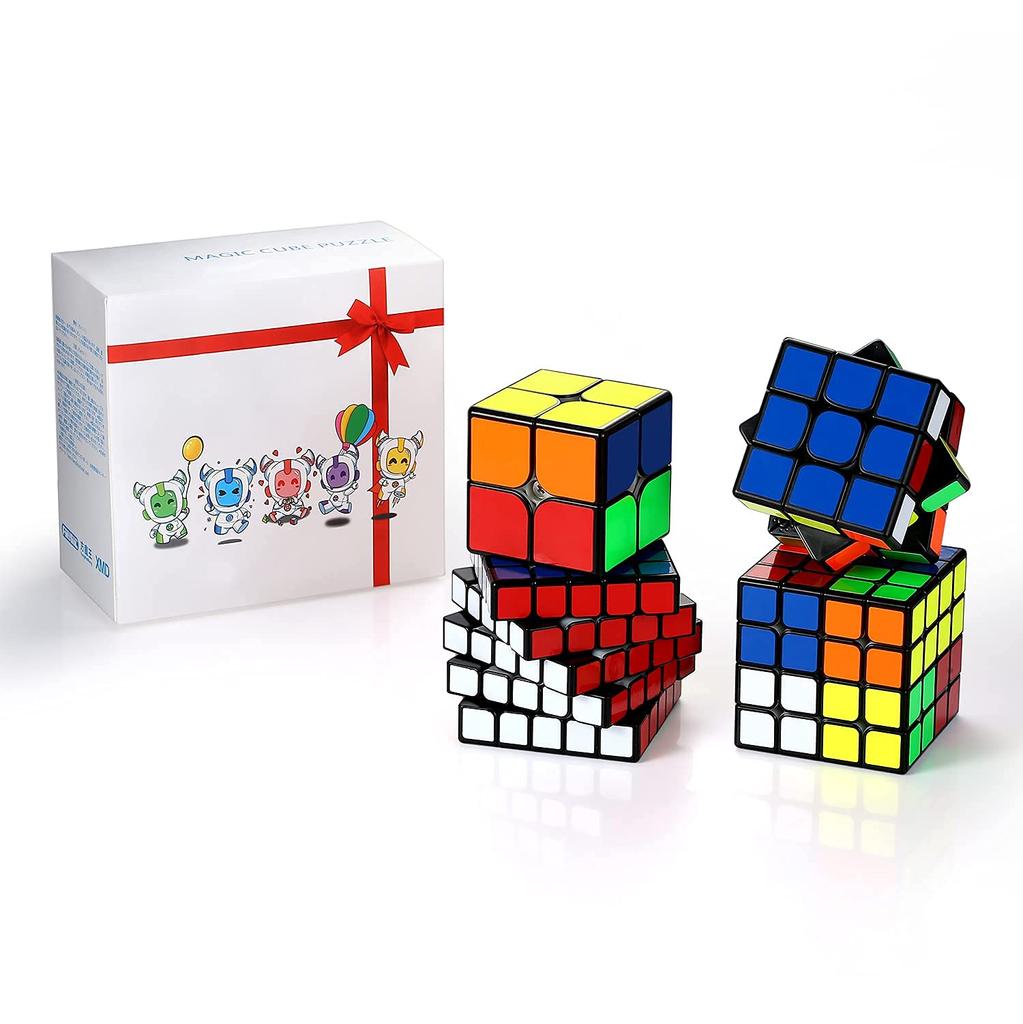 Magic Cube 3x3x3 Cube Magic Cube Официальный стандарт 3D-головоломки WCA International Convention Set из (Немагнитный 4)