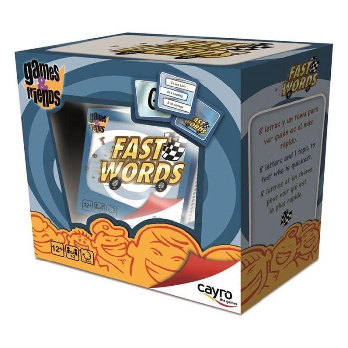 Jeu de société pour toute la famille - Jeu. Mots rapides.