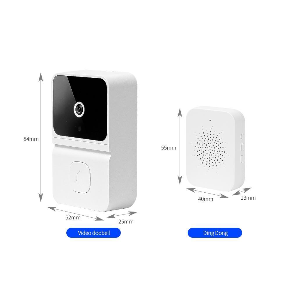 Новый умный видео дверной звонок HD камера домофон глазок Wi-Fi беспроводной дверной звонок домашняя система ночного видения с пультом дистанционного управления через приложение