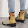 Женские ботильоны, новые осенние замшевые ботинки челси, женские модные ботинки на платформе, ботильоны на каблуке с боковой молнией, Botas De Mujer
