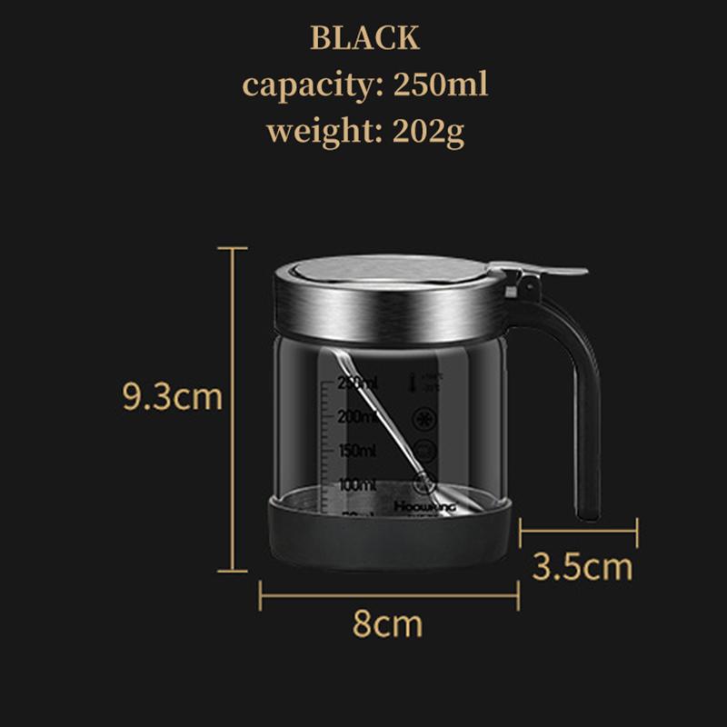 1 шт. Стеклянная банка для специй с ложкой, сахарница, солонка, контейнер для приправ, кухонные принадлежности, набор для хранения, коробки для специй