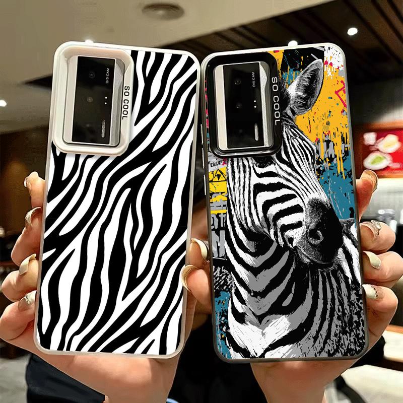 Zebra Stripe Black White Soft Phone Case for Xiaomi Redmi 15C 15 14C 13C 12C Poco X5 X6 X7 Pro X3 F8 F7 Ultra M8 13 12 Cover Bac