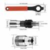 with 18mm Spanner Wrench Cycling Crank Extractor Bicycle Repair Tool Kit  for Bike Repair