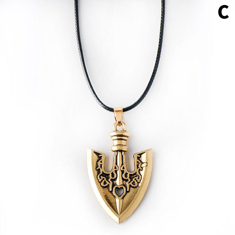 Jojos Bizarre Adventure Necklace Men Arrow Killer Queen Cosplay Keychain