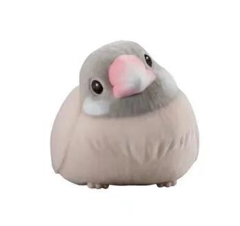 Genuine Popularity Gacha Palm Little Cute Friend Little Bird Plush Fury Set Cinnamon Finch Snow Fairy Action Figure Model Toys