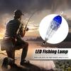 Underwater Fishing Lamp Waterproof Colorful LED Fish Luring Light Submersible Deep Drop Fish Attraction Gathering Lamp Fishing Accessories