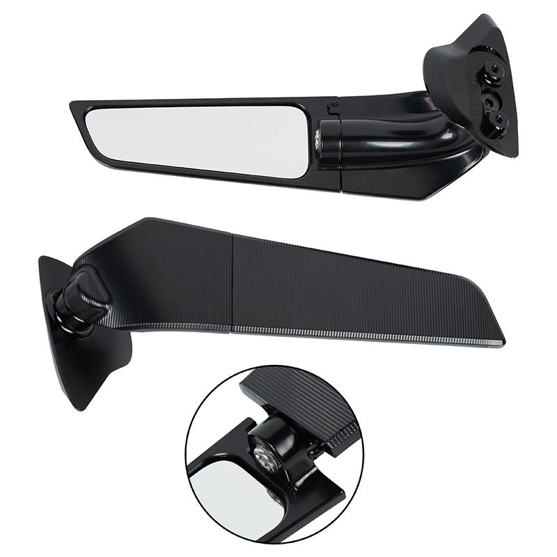 Motorcycle Rearview Mirrors Wind Swivel Wing Multi-angle Adjustable Rotating Mirror Accessories For Yamaha YZF R1 2020 2021 2022