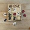 Halloween Wooden Board Game Rustic Halloween Party Tabletop Game with Pumpkins Bats Cats Ghosts for Adults Kids Party Favors