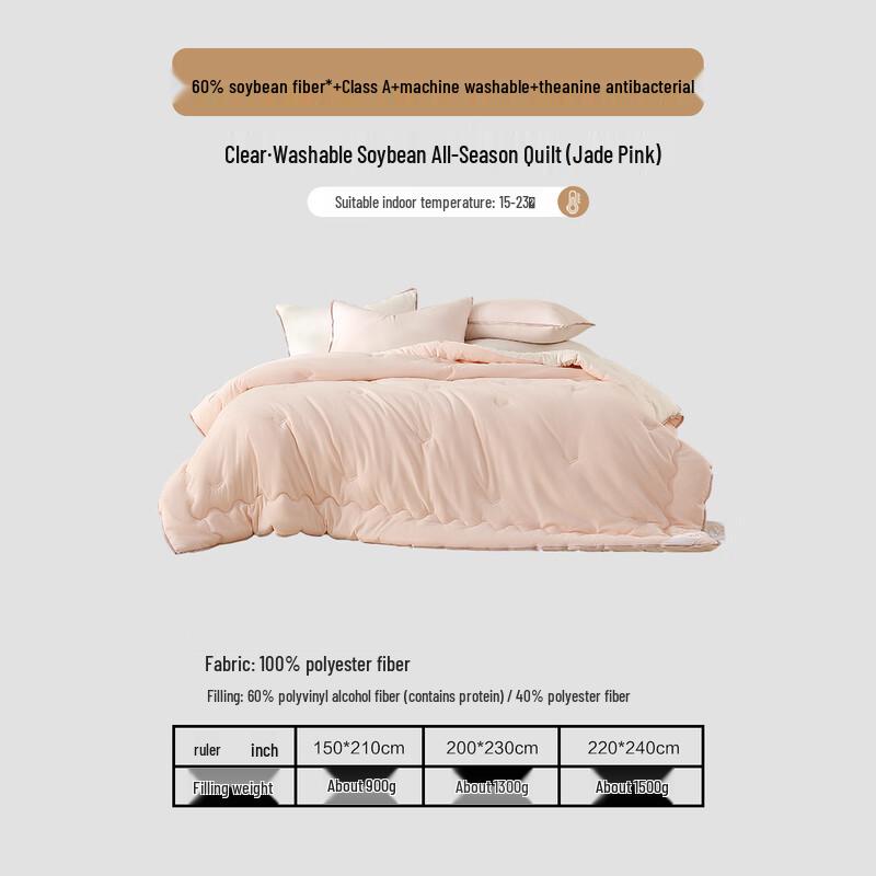 Mercury Home Textiles Моющийся одеяло из соевого волокна для всех сезонов