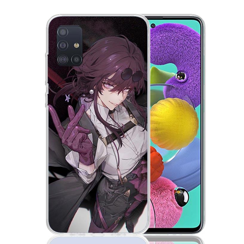 Honkai Star Rail Kafka Phone Case for Samsung Galaxy A52 A51 A50S A12 A22 A32 A72 A10S A30S A31 A71 Note 20 Ultra 10 Plus S10 Ga