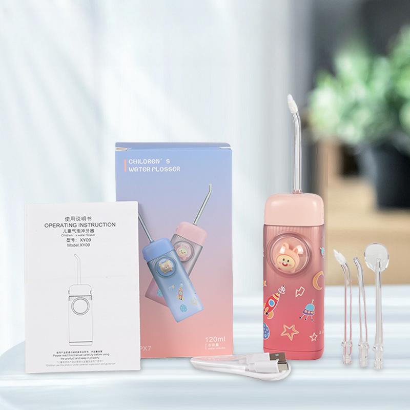 Детский электрический стоматологический промыватель, портативный мини-водонепроницаемый бытовой умный электрический стоматологический очиститель